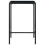 Set de bar de jardín 5 pzas y cojines ratán sintético negro de vidaXL, Conjuntos de jardín - Ref: Foro24-3094790, Precio: 397...