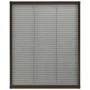 Pleated mosquito net for brown aluminum windows 80x100 cm by vidaXL, Mosquito nets for windows - Ref: Foro24-148654, Price: 3...