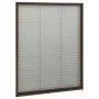 Pleated mosquito net for brown aluminum windows 80x100 cm by vidaXL, Mosquito nets for windows - Ref: Foro24-148654, Price: 3...