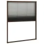 Pleated mosquito net for brown aluminum windows 80x100 cm by vidaXL, Mosquito nets for windows - Ref: Foro24-148654, Price: 3...