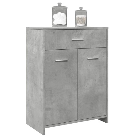 Badezimmerschrank aus grauem Beton-Sperrholz, 60x33x80 cm. von , Badezimmermöbel - Ref: Foro24-856286, Preis: 64,49 €, Rabatt: %
