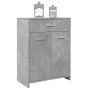 Plywood gray concrete bathroom cabinet 60x33x80 cm by , Bathroom furniture - Ref: Foro24-856286, Price: 63,60 €, Discount: %