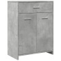 Badezimmerschrank aus grauem Beton-Sperrholz, 60x33x80 cm. von , Badezimmermöbel - Ref: Foro24-856286, Preis: 64,49 €, Rabatt: %