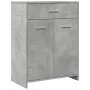Plywood gray concrete bathroom cabinet 60x33x80 cm by , Bathroom furniture - Ref: Foro24-856286, Price: 63,60 €, Discount: %