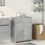 Plywood gray concrete bathroom cabinet 60x33x80 cm by , Bathroom furniture - Ref: Foro24-856286, Price: 63,60 €, Discount: %