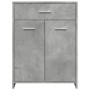 Badezimmerschrank aus grauem Beton-Sperrholz, 60x33x80 cm. von , Badezimmermöbel - Ref: Foro24-856286, Preis: 64,49 €, Rabatt: %
