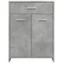 Plywood gray concrete bathroom cabinet 60x33x80 cm by , Bathroom furniture - Ref: Foro24-856286, Price: 63,60 €, Discount: %