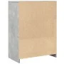 Armario de baño madera contrachapada gris hormigón 60x33x80 cm de , Muebles de baño - Ref: Foro24-856286, Precio: 63,60 €, De...