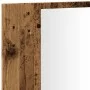 Armario con espejo LED madera ingeniería envejecida 90x12x45 cm de , Tocadores de baño - Ref: Foro24-856284, Precio: 69,84 €,...