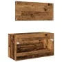 Zweiteiliges Badezimmermöbelset aus gealtertem Holzwerkstoff. von , Badezimmermöbel - Ref: Foro24-856388, Preis: 97,01 €, Rab...