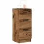 2 units of aged engineered wood display cabinets 30x30x70cm by , Sideboards - Ref: Foro24-856956, Price: 95,31 €, Discount: %