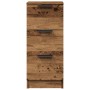 2 Schränke aus Holzwerkstoff in verwittertem Holzdesign, jeweils 30x30x70cm. von , Sideboards - Ref: Foro24-856956, Preis: 98...