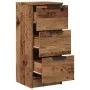 2 units of aged engineered wood display cabinets 30x30x70cm by , Sideboards - Ref: Foro24-856956, Price: 95,31 €, Discount: %