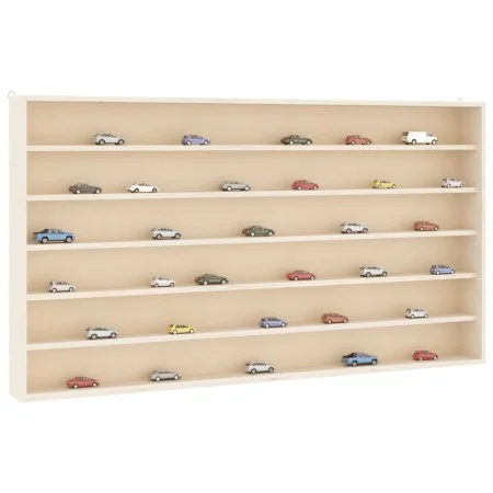 Wall display cabinet with 6 shelves 80x8.5x55 cm by , Shelves and shelves - Ref: Foro24-4017383, Price: 77,50 €, Discount: %
