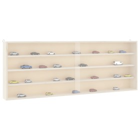 Wall display cabinet with doors 100x8.5x37 cm by , Shelves and shelves - Ref: Foro24-4017388, Price: 97,20 €, Discount: %
