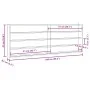 Wandvitrine mit Türen 100x8,5x37 cm von , Regale und Regale - Ref: Foro24-4017388, Preis: 89,44 €, Rabatt: %