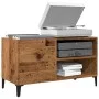 Furniture for records made of aged engineered wood, 84.5x38x48 cm by , CD and DVD storage - Ref: Foro24-857165, Price: 65,92 ...
