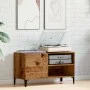 Furniture for records made of aged engineered wood, 84.5x38x48 cm by , CD and DVD storage - Ref: Foro24-857165, Price: 65,92 ...