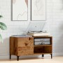 Holzschrank für Schallplatten, antik aussehend, 84,5x38x48 cm. von , CD- und DVD-Speicher - Ref: Foro24-857165, Preis: 66,77 ...