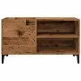 Furniture for records made of aged engineered wood, 84.5x38x48 cm by , CD and DVD storage - Ref: Foro24-857165, Price: 65,92 ...
