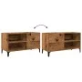 Furniture for records made of aged engineered wood, 84.5x38x48 cm by , CD and DVD storage - Ref: Foro24-857165, Price: 65,92 ...