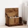 Caja de almacenaje madera de ingeniería envejecida 30x50x28 cm de , Baúles de almacenamiento - Ref: Foro24-857159, Precio: 46...