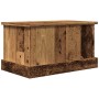 Caja de almacenaje madera de ingeniería envejecida 30x50x28 cm de , Baúles de almacenamiento - Ref: Foro24-857159, Precio: 46...