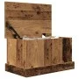 Aufbewahrungsbox aus gealtertem Ingenieurholz, 30x50x28 cm. von , Aufbewahrungskisten - Ref: Foro24-857159, Preis: 45,52 €, R...