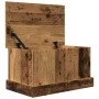 Aufbewahrungsbox aus gealtertem Ingenieurholz, 30x50x28 cm. von , Aufbewahrungskisten - Ref: Foro24-857159, Preis: 45,52 €, R...
