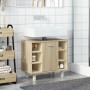 Badezimmerschrank aus Sonoma-Eichenfurnier, 60x32x53,5 cm. von , Badezimmermöbel - Ref: Foro24-856142, Preis: 47,12 €, Rabatt: %