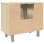 Badezimmerschrank aus Sonoma-Eichenfurnier, 60x32x53,5 cm. von , Badezimmermöbel - Ref: Foro24-856142, Preis: 47,12 €, Rabatt: %