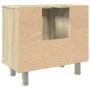 Badezimmerschrank aus Sonoma-Eichenfurnier, 60x32x53,5 cm. von , Badezimmermöbel - Ref: Foro24-856142, Preis: 47,12 €, Rabatt: %