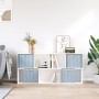 Foldable storage boxes 4 units non-woven fabric blue 32x32x32cm by , Storage baskets - Ref: Foro24-4018983, Price: 25,87 €, D...