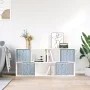 Foldable storage boxes 4 units non-woven fabric blue 32x32x32cm by , Storage baskets - Ref: Foro24-4018983, Price: 25,22 €, D...