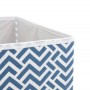 Foldable storage boxes 4 units non-woven fabric blue 32x32x32cm by , Storage baskets - Ref: Foro24-4018983, Price: 25,87 €, D...