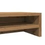 Table support screen wood engineering oak 100x24x13 cm by , Monitor and TV stands - Ref: Foro24-855825, Price: 50,19 €, Disco...