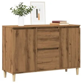 Ingenieurholz-Sideboard Eiche Handwerker 102x35x70 cm von , Sideboards - Ref: Foro24-856485, Preis: 108,22 €, Rabatt: %