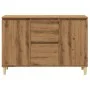 Ingenieurholz-Sideboard Eiche Handwerker 102x35x70 cm von , Sideboards - Ref: Foro24-856485, Preis: 109,37 €, Rabatt: %