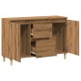 Engineered wood oak artisan sideboard 102x35x70 cm by , Sideboards - Ref: Foro24-856485, Price: 113,04 €, Discount: %