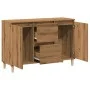 Ingenieurholz-Sideboard Eiche Handwerker 102x35x70 cm von , Sideboards - Ref: Foro24-856485, Preis: 109,37 €, Rabatt: %