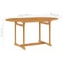 Gartentisch aus massivem Teakholz 150x90x75 cm von vidaXL, Gartentische - Ref: Foro24-315102, Preis: 187,08 €, Rabatt: %