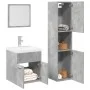 Badezimmermöbel-Set, 2-teilig, aus grauem Beton-Sperrholz. von , Badezimmermöbel - Ref: Foro24-3324867, Preis: 95,42 €, Rabat...