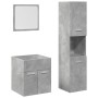 Badezimmermöbel-Set, 2-teilig, aus grauem Beton-Sperrholz. von , Badezimmermöbel - Ref: Foro24-3324867, Preis: 99,22 €, Rabat...