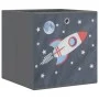 Foldable storage boxes 10 units non-woven gray 32x32x32 cm by , Storage baskets - Ref: Foro24-4018988, Price: 42,80 €, Discou...