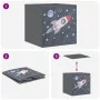 Foldable storage boxes 10 units non-woven gray 32x32x32 cm by , Storage baskets - Ref: Foro24-4018988, Price: 42,80 €, Discou...