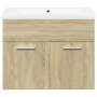 Mueble de baño con lavabo integrado roble Sonoma
