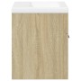 Mueble de baño con lavabo integrado roble Sonoma