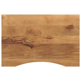 Desktop board with curved rough mango wood 90x60x2.5cm by , Table tops - Ref: Foro24-370215, Price: 62,09 €, Discount: %