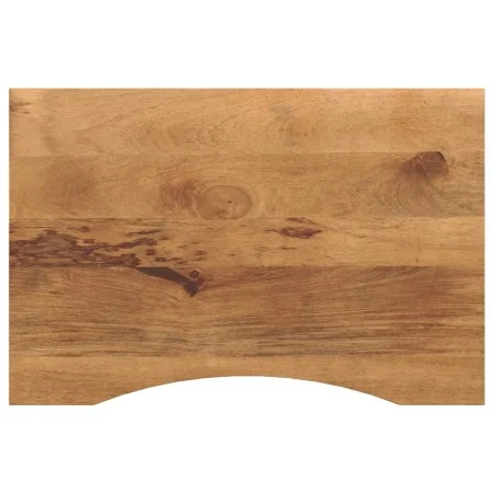 Desktop board with curved rough mango wood 90x60x2.5cm by , Table tops - Ref: Foro24-370215, Price: 62,09 €, Discount: %