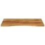 Desktop board with curved rough mango wood 90x60x2.5cm by , Table tops - Ref: Foro24-370215, Price: 62,09 €, Discount: %